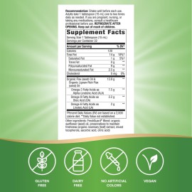 Nature\'s Way Organic Flax Oil Super Lignan, Omega-3, 6, 9 Fatty Acids(1), Cold-Pressed, Unrefined, Hexane Free, 16 Fl Oz (Packaging May Vary) Nature\'s Way Organic Flax Oil Super Lignan, Omega-3, 6, 9 Fatty Acids(1), Cold-Pressed, Unrefined, Hexane Free, 16 Fl Oz (Packaging May Vary)
