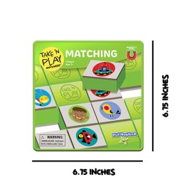 PlayMonster Take N Play - Matching Game - Easy to Use, Hard to Lose - Fun on the Go Travel Game - For Ages 3+