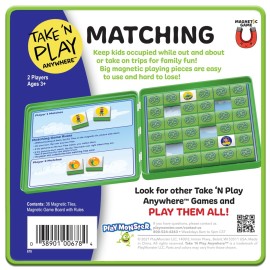 PlayMonster Take N Play - Matching Game - Easy to Use, Hard to Lose - Fun on the Go Travel Game - For Ages 3+