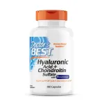 Doctor\'s Best Hyaluronic Acid with Chondroitin Sulfate, Featuring BioCell Collagen, Non-GMO, Gluten Free, Soy Free, Joint Support, 180 Count (Pack of 1)