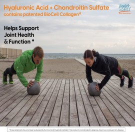Doctor\'s Best Hyaluronic Acid with Chondroitin Sulfate, Featuring BioCell Collagen, Non-GMO, Gluten Free, Soy Free, Joint Support, 180 Count (Pack of 1) Doctor\'s Best Hyaluronic Acid with Chondroitin Sulfate, Featuring BioCell Collagen, Non-GMO, Gluten Free, Soy Free, Joint Support, 180 Count (Pack of 1)