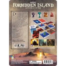 Gamewright - Forbidden Island - Cooperative Strategy Survival Board Game, 2-4 Players