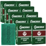 Chandrika Soap Ayurvedic Herbal And Vegetable Oil Soap - 2.64 Oz - Case Of 10