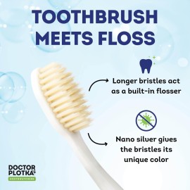 MOUTHWATCHERS Soft Flossing Manual Toothbrush for Adults, Green, Ultra Clean, Good for Sensitive Teeth and Gums, by Dr. Plotka\'s MOUTHWATCHERS Soft Flossing Manual Toothbrush for Adults, Green, Ultra Clean, Good for Sensitive Teeth and Gums, by Dr. Plotka\'s