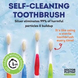 MOUTHWATCHERS Soft Flossing Manual Toothbrush for Adults, Green, Ultra Clean, Good for Sensitive Teeth and Gums, by Dr. Plotka\'s MOUTHWATCHERS Soft Flossing Manual Toothbrush for Adults, Green, Ultra Clean, Good for Sensitive Teeth and Gums, by Dr. Plotka\'s