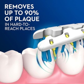 Oral-B Pulsar, Battery Powered 3D White Advanced Vivid Soft Toothbrush Twin Pack, Tooth Brush Pack, Travel Essentials (Colors May Vary) Oral-B Pulsar, Battery Powered 3D White Advanced Vivid Soft Toothbrush Twin Pack, Tooth Brush Pack, Travel Essentials (Colors May Vary)