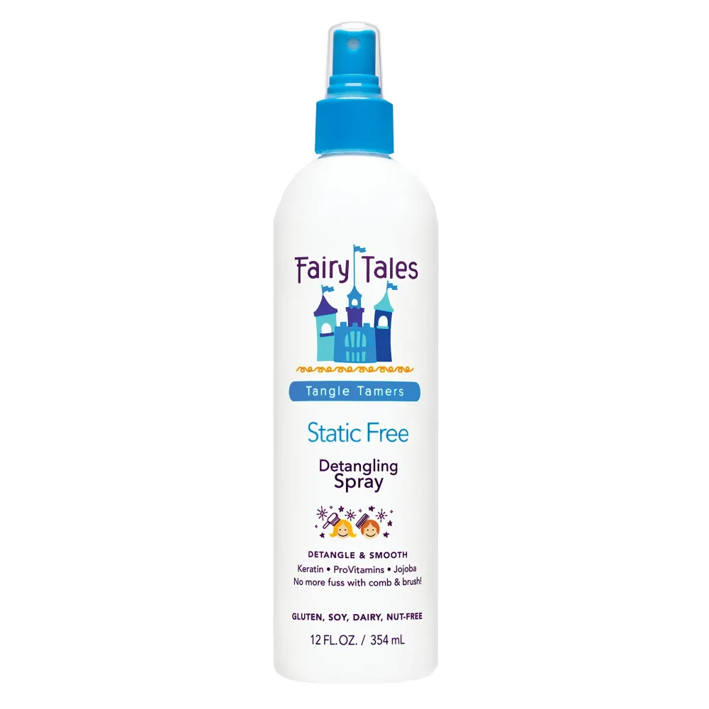 Fairy Tales Tangle Tamer Detangling Spray for Kids - Ultra Moisturizing and Anti Frizz Protection - Paraben Free, Sulfate Free - 12 Oz Fairy Tales Tangle Tamer Detangling Spray for Kids - Ultra Moisturizing and Anti Frizz Protection - Paraben Free, Sulfate Free - 12 Oz
