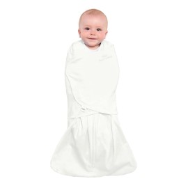 HALO 100% Cotton Sleepsack Swaddle, 3-Way Adjustable Wearable Blanket, TOG 1.5, Cream, Small, 3-6 Months HALO 100% Cotton Sleepsack Swaddle, 3-Way Adjustable Wearable Blanket, TOG 1.5, Cream, Small, 3-6 Months