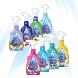 Astonish Streak Free Foaming Bathroom Cleaner Spray Bottle - Deep Cleaning White Jasmine & Basil Scented Spray For Soap Scum, Watermarks & Limescale - Cruelty Free Household Cleaning Supplies, 750 ml Astonish Streak Free Foaming Bathroom Cleaner Spray Bottle - Deep Cleaning White Jasmine & Basil Scented Spray For Soap Scum, Watermarks & Limescale - Cruelty Free Household Cleaning Supplies, 750 ml