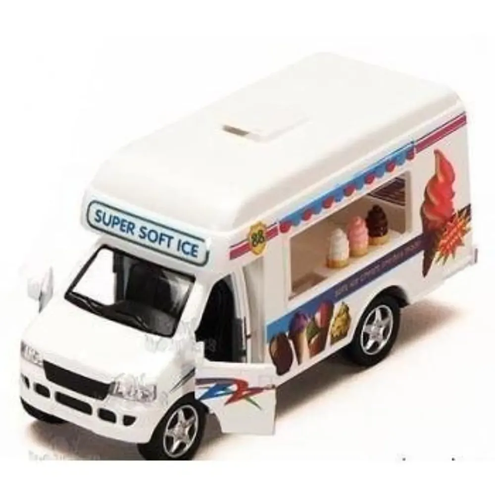 KinsFun Pullback Action Ice Cream Vending Truck KinsFun Pullback Action Ice Cream Vending Truck