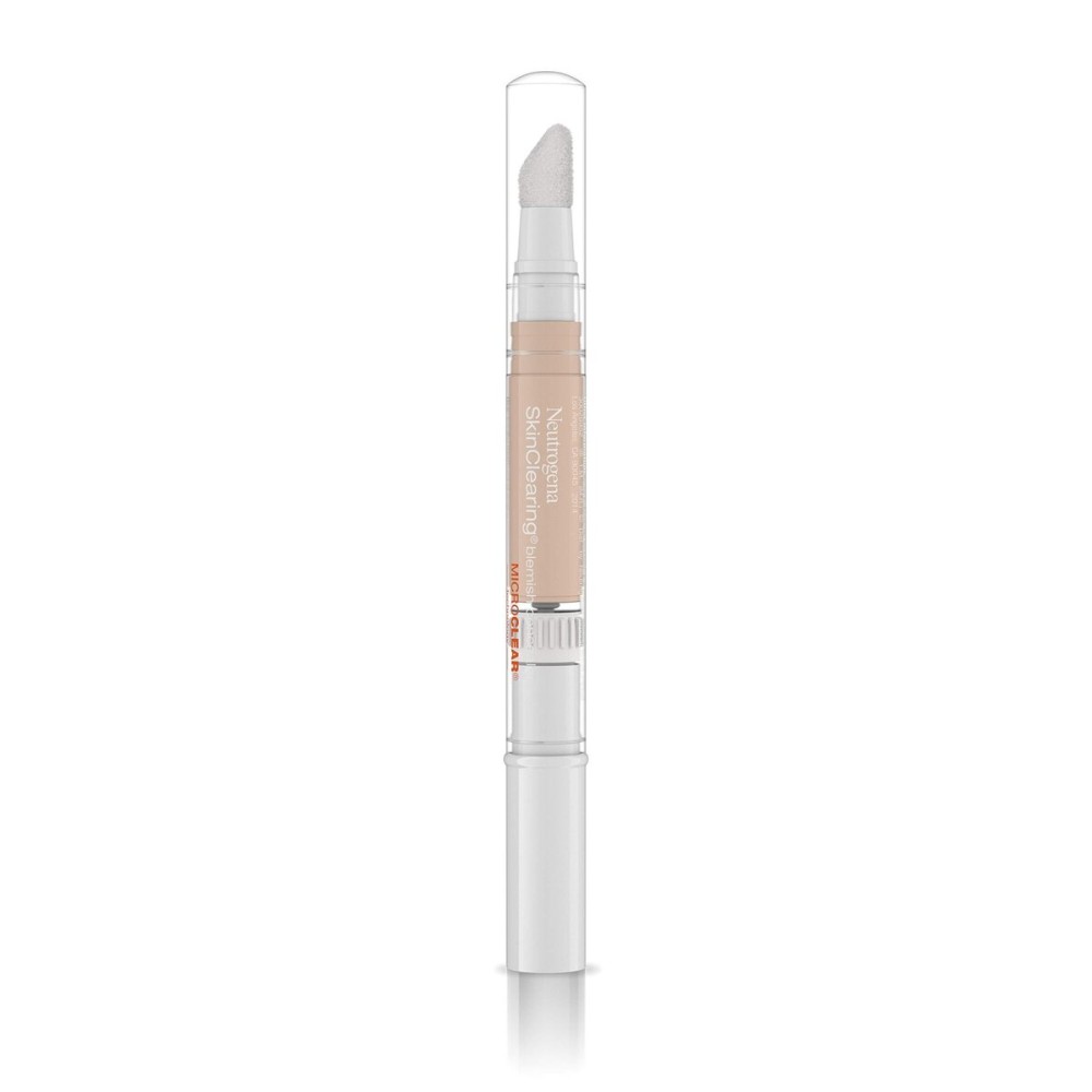 Neutrogena SkinClearing Blemish Concealer Face Makeup with Salicylic Acid Acne Medicine, Non-Comedogenic and Oil-Free Concealer Helps Cover, Treat & Prevent Breakouts, Medium 15,.05 oz Neutrogena SkinClearing Blemish Concealer Face Makeup with Salicylic Acid Acne Medicine, Non-Comedogenic and Oil-Free Concealer Helps Cover, Treat & Prevent Breakouts, Medium 15,.05 oz