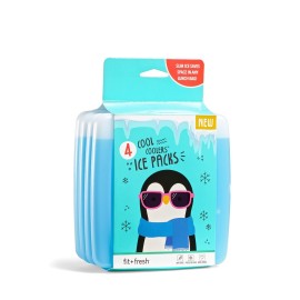 Cool Coolers by Fit + Fresh, 4 Pack Slim Ice Packs..