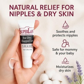 Organic Lanolin Lip Balm - Medical grade - Natural Nipple Cream Lanolin - Moisturizer for dry cracked lips - Hydrating lip care - Ultra pure jojoba oil - Kosher chapstick (0.35 Oz) Organic Lanolin Lip Balm - Medical grade - Natural Nipple Cream Lanolin - Moisturizer for dry cracked lips - Hydrating lip care - Ultra pure jojoba oil - Kosher chapstick (0.35 Oz)