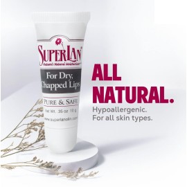 Organic Lanolin Lip Balm - Medical grade - Natural Nipple Cream Lanolin - Moisturizer for dry cracked lips - Hydrating lip care - Ultra pure jojoba oil - Kosher chapstick (0.35 Oz) Organic Lanolin Lip Balm - Medical grade - Natural Nipple Cream Lanolin - Moisturizer for dry cracked lips - Hydrating lip care - Ultra pure jojoba oil - Kosher chapstick (0.35 Oz)