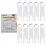 Good Hair Days Hair Pins - Plastic, U-shaped Magic Grip Hairpins, Strong Durable Pins For Fine, Thick & Long Hair, Hair Styling Accessories, Set of 10 (Crystal)