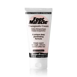 Foot Miracle Cream (6 oz Tube) - Practitioner Strength, Deep-Penetrating Formula for Soft, Smooth Heels & Rough Skin