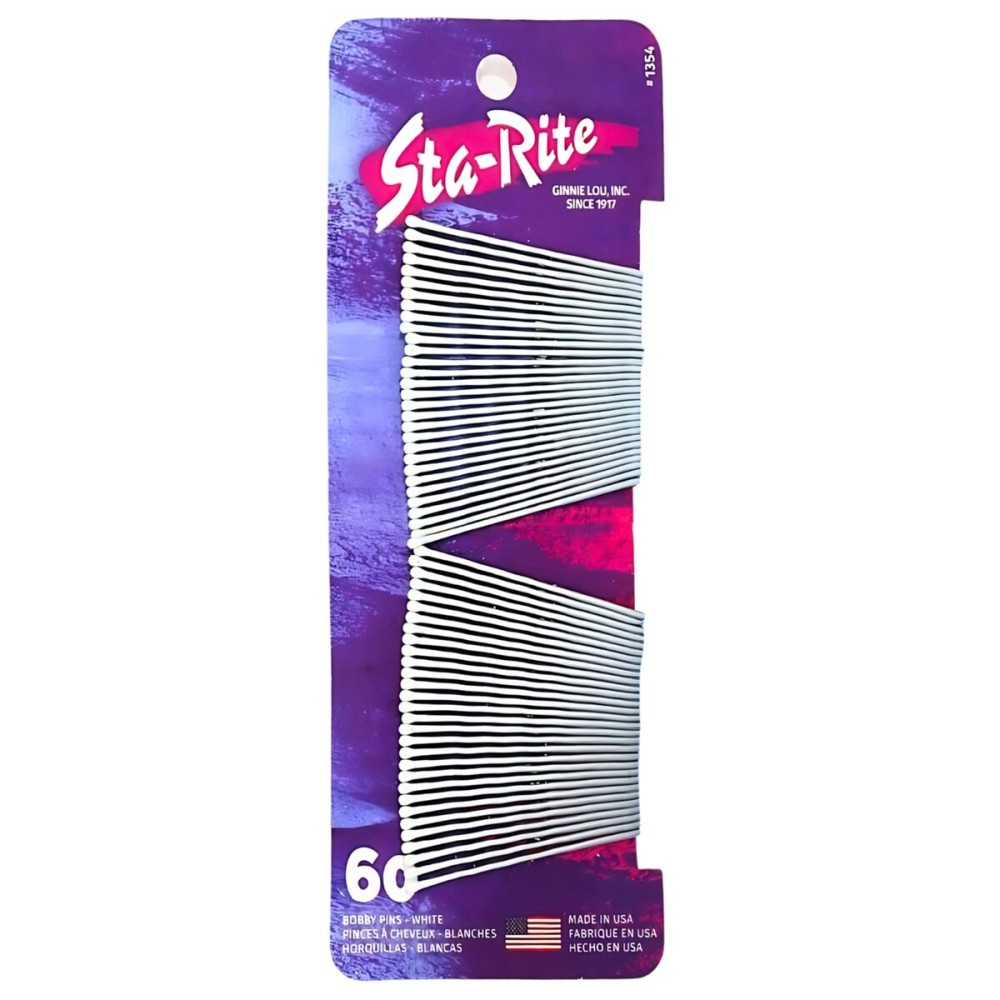 Sta-Rite White Bobby Pins - 60 count Sta-Rite White Bobby Pins - 60 count