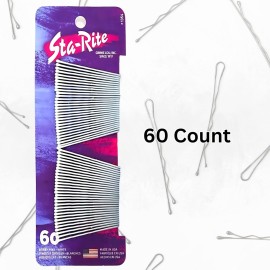 Sta-Rite White Bobby Pins - 60 count Sta-Rite White Bobby Pins - 60 count