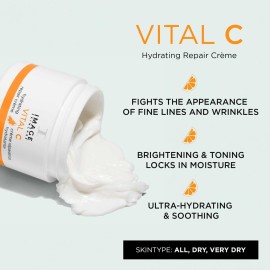 IMAGE Skincare, VITAL C Hydrating Repair Cr?me, Anti-Aging Face Night Cream with Hyaluronic Acid, 2 fl oz IMAGE Skincare, VITAL C Hydrating Repair Cr?me, Anti-Aging Face Night Cream with Hyaluronic Acid, 2 fl oz