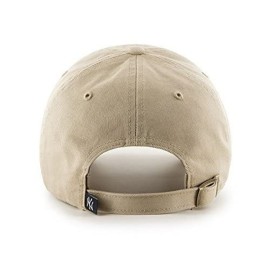 MLB New York Yankees Men\'s \'47 Brand Clean Up Cap, Khaki, One-Size MLB New York Yankees Men\'s \'47 Brand Clean Up Cap, Khaki, One-Size