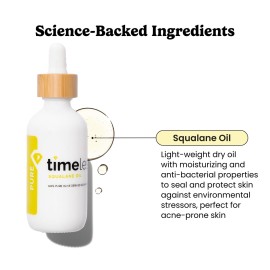Timeless Skin Care Squalane Oil 100% Pure - Plant-Based Face Oil - Fragrance-Free - For Dry Skin - Moisturizing - 2 oz Timeless Skin Care Squalane Oil 100% Pure - Plant-Based Face Oil - Fragrance-Free - For Dry Skin - Moisturizing - 2 oz