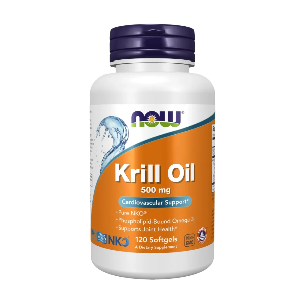 NOW Foods Supplements, Neptune Krill Oil 500 mg, Phospholipid-Bound Omega-3, Cardiovascular Support*, 120 Softgels NOW Foods Supplements, Neptune Krill Oil 500 mg, Phospholipid-Bound Omega-3, Cardiovascular Support*, 120 Softgels