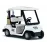 KiNSFUN Golf Cart 4 Die Cast Metal Model Pullback Action Toy