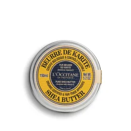 L\'OCCITANE Organic Certified Pure Shea Butter:, Nourish Dry Skin & Hair, With Vitamin E, Multipurpose Organic Beauty Balm, Treatment, Protects From Dryness, Softening