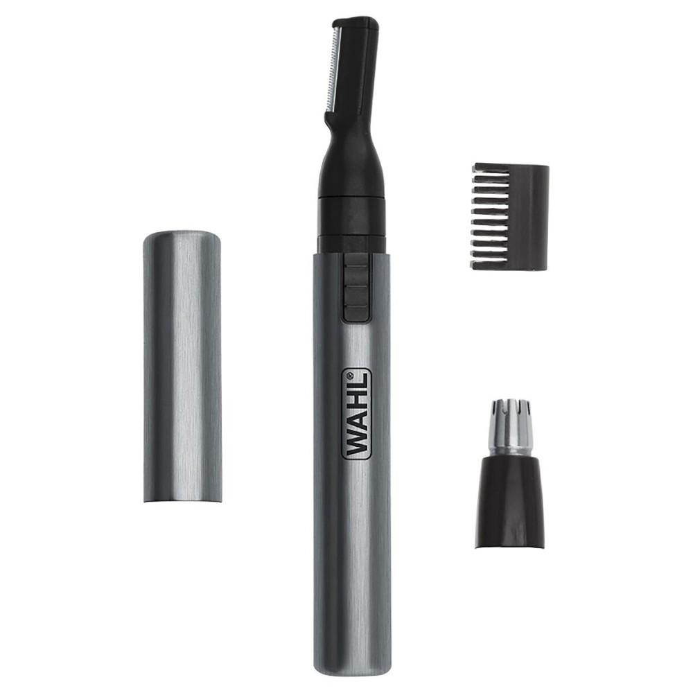 Wahl Micro Groomsman Battery Personal Trimmer for Hygienic Grooming with Rinseable, Interchangeable Heads for Eyebrows, Neckline, Nose, Ears, & Other Detailing - 05640-600 Wahl Micro Groomsman Battery Personal Trimmer for Hygienic Grooming with Rinseable, Interchangeable Heads for Eyebrows, Neckline, Nose, Ears, & Other Detailing - 05640-600