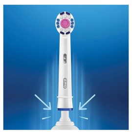 Oral-B Genuine 3D White Replacement Toothbrush Heads, Refills for Electric Toothbrush, Polishes to Remove Stains for Whiter Teeth, Pack of 4 Oral-B Genuine 3D White Replacement Toothbrush Heads, Refills for Electric Toothbrush, Polishes to Remove Stains for Whiter Teeth, Pack of 4