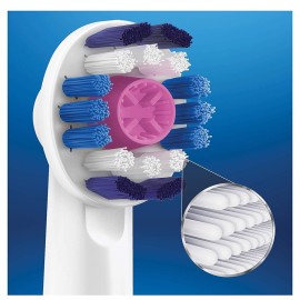 Oral-B Genuine 3D White Replacement Toothbrush Heads, Refills for Electric Toothbrush, Polishes to Remove Stains for Whiter Teeth, Pack of 4 Oral-B Genuine 3D White Replacement Toothbrush Heads, Refills for Electric Toothbrush, Polishes to Remove Stains for Whiter Teeth, Pack of 4