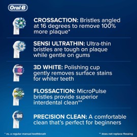 Oral B Floss Action Replacement Heads, 4 ct Oral B Floss Action Replacement Heads, 4 ct