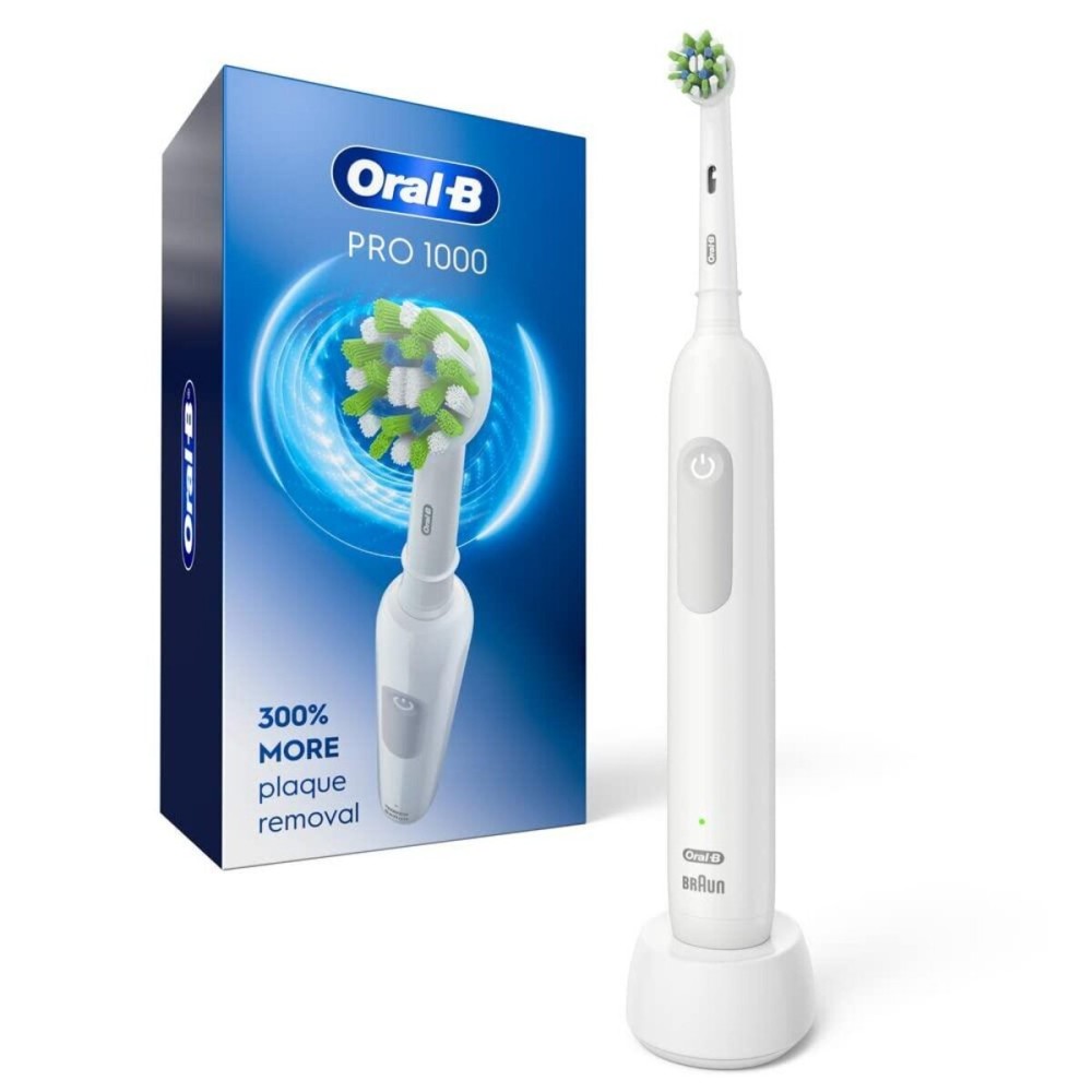 Oral-B Pro 1000 Rechargeable Electric Toothbrush, White Oral-B Pro 1000 Rechargeable Electric Toothbrush, White