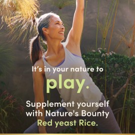 Nature\'s Bounty Red Yeast Rice, Herbal Supplement, 600mg, 250 Capsules Nature\'s Bounty Red Yeast Rice, Herbal Supplement, 600mg, 250 Capsules