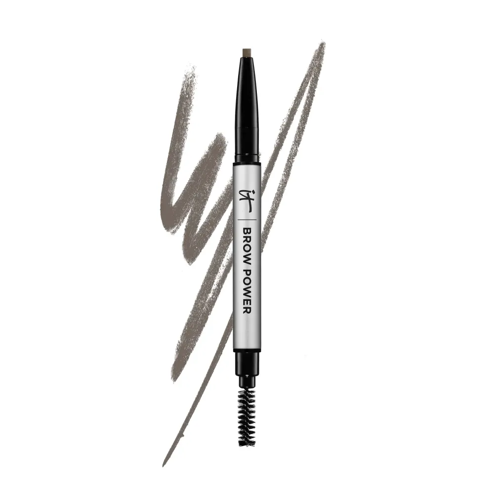 IT Cosmetics Brow Power Eyebrow Pencil - Universal Shades - Long-Lasting Eyebrow Pencil, Budge-Proof Formula - With Biotin - Natural-Looking Brow Pencil with Hair Like Strokes - Built-in Spoolie Brush IT Cosmetics Brow Power Eyebrow Pencil - Universal Shades - Long-Lasting Eyebrow Pencil, Budge-Proof Formula - With Biotin - Natural-Looking Brow Pencil with Hair Like Strokes - Built-in Spoolie Brush