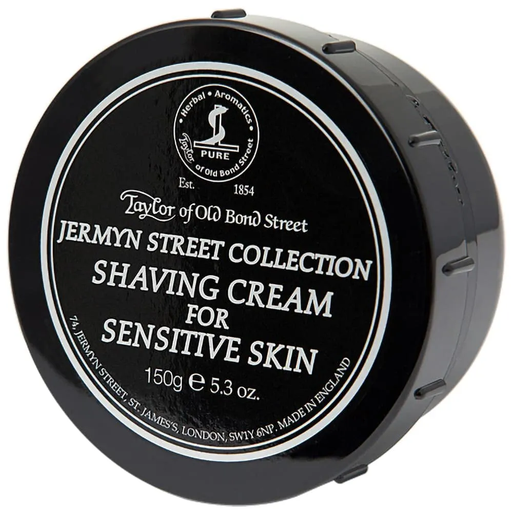 Taylor of Old Bond Street Jermyn Street Luxury Shaving Cream for Sensitive Skin, 5.3-Ounce 01014 Taylor of Old Bond Street Jermyn Street Luxury Shaving Cream for Sensitive Skin, 5.3-Ounce 01014