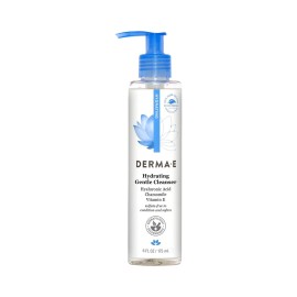 Derma E Hydrating Gentle Cleanser with Hyaluronic Acid - Moisturizing Facial Cleanser Tones, Moisturizes & Improves Skin Texture - Gently Exfoliating Face Wash, 6 fl oz Derma E Hydrating Gentle Cleanser with Hyaluronic Acid - Moisturizing Facial Cleanser Tones, Moisturizes & Improves Skin Texture - Gently Exfoliating Face Wash, 6 fl oz