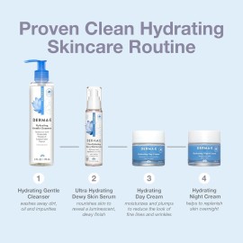 Derma E Hydrating Gentle Cleanser with Hyaluronic Acid - Moisturizing Facial Cleanser Tones, Moisturizes & Improves Skin Texture - Gently Exfoliating Face Wash, 6 fl oz Derma E Hydrating Gentle Cleanser with Hyaluronic Acid - Moisturizing Facial Cleanser Tones, Moisturizes & Improves Skin Texture - Gently Exfoliating Face Wash, 6 fl oz