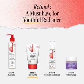 DERMA E Anti-Wrinkle Scrub - Anti-Aging Face Wash with Glycolic Acid and Vitamin A - Cleansing and Exfoliating Treatment Removes Makeup, Oil and Impurities, 4 oz DERMA E Anti-Wrinkle Scrub - Anti-Aging Face Wash with Glycolic Acid and Vitamin A - Cleansing and Exfoliating Treatment Removes Makeup, Oil and Impurities, 4 oz