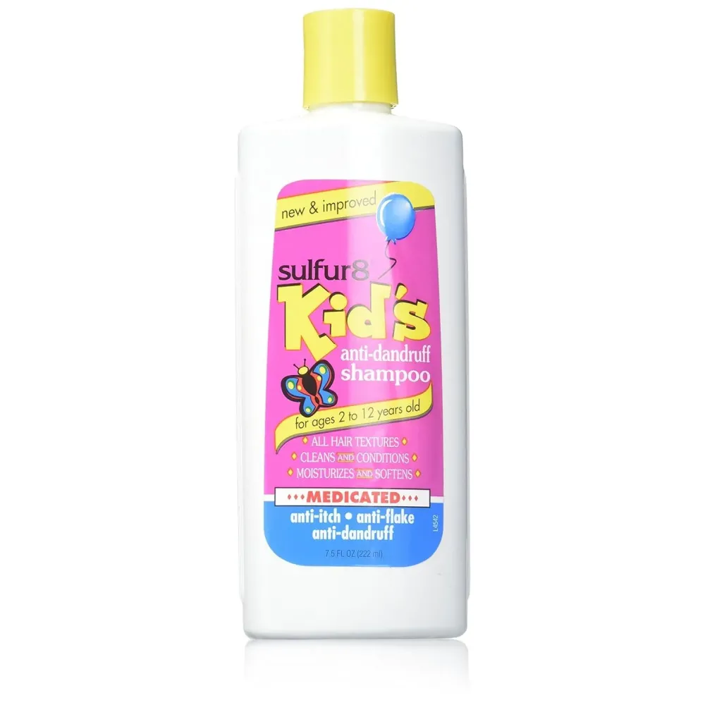 Sulfur 8 Kids Medicated Anti Dandruff Shampoo, 7.5 Ounce