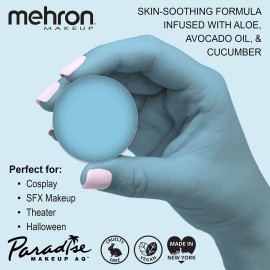 Mehron Makeup Paradise Makeup AQ Refill Size | Stage & Screen Performance, Face & Body Painting, Beauty, Cosplay, and Halloween | Water Activated Face Paint, Body Paint .25 oz (7 ml) (Light Blue) Mehron Makeup Paradise Makeup AQ Refill Size | Stage & Screen Performance, Face & Body Painting, Beauty, Cosplay, and Halloween | Water Activated Face Paint, Body Paint .25 oz (7 ml) (Light Blue)