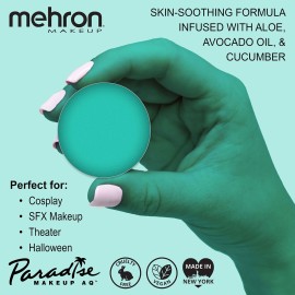 Mehron Makeup Paradise Makeup AQ Refill Size | Stage & Screen, Face & Body Painting, Beauty, Cosplay, and Halloween | Water Activated Face Paint, Body Paint .25 oz (7 ml) (Teal) Mehron Makeup Paradise Makeup AQ Refill Size | Stage & Screen, Face & Body Painting, Beauty, Cosplay, and Halloween | Water Activated Face Paint, Body Paint .25 oz (7 ml) (Teal)