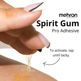 Mehron Makeup Spirit Gum & Remover Combo Kit | Spirit Gum Adhesive and Remover | Professional Cosmetic Glue for Face, Skin, & Body Mehron Makeup Spirit Gum & Remover Combo Kit | Spirit Gum Adhesive and Remover | Professional Cosmetic Glue for Face, Skin, & Body