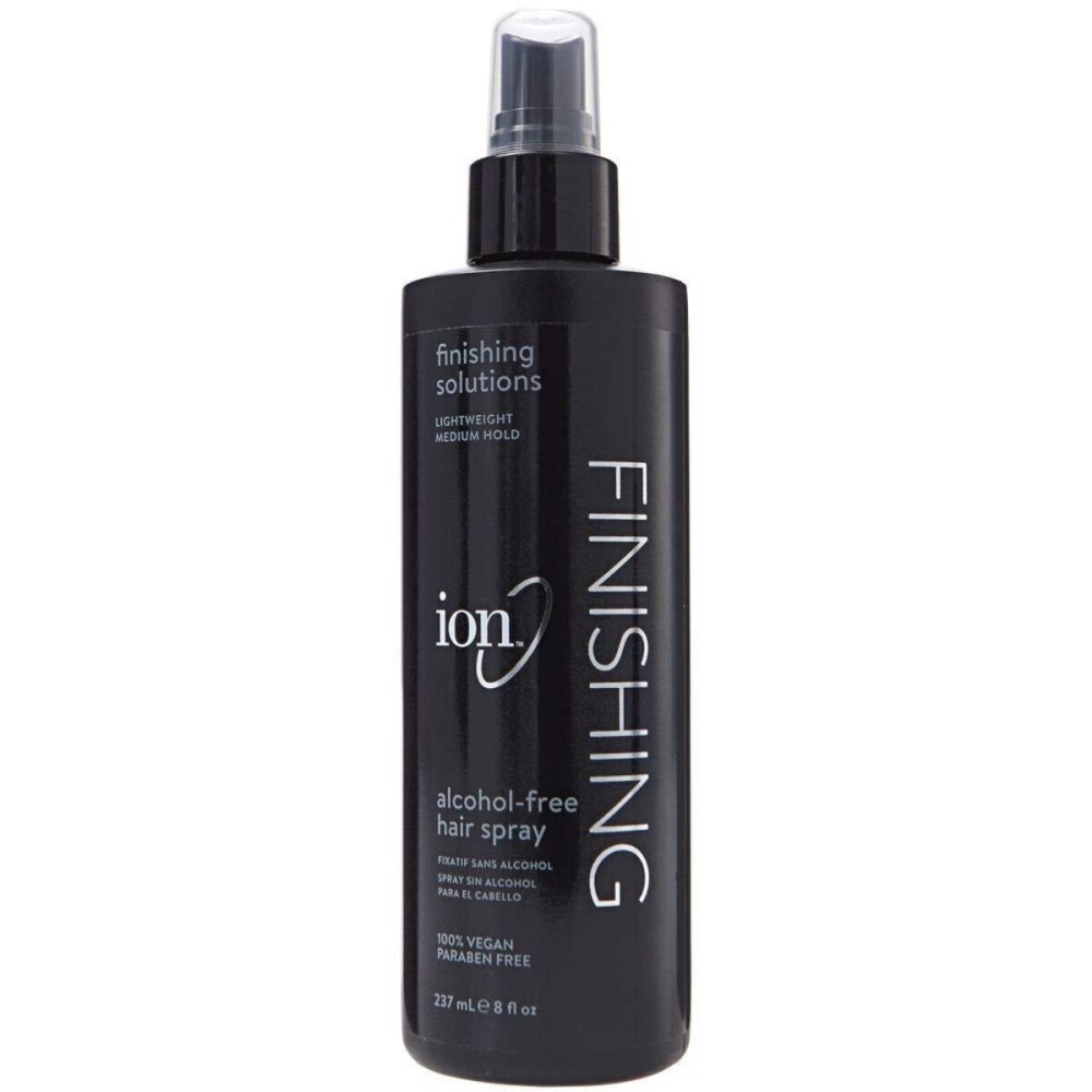 ion AlcoholFree Finishing Hair Spray, 8oz, Lightweight, Medium Hold, AntiFrizz Hairspray, Vegan
