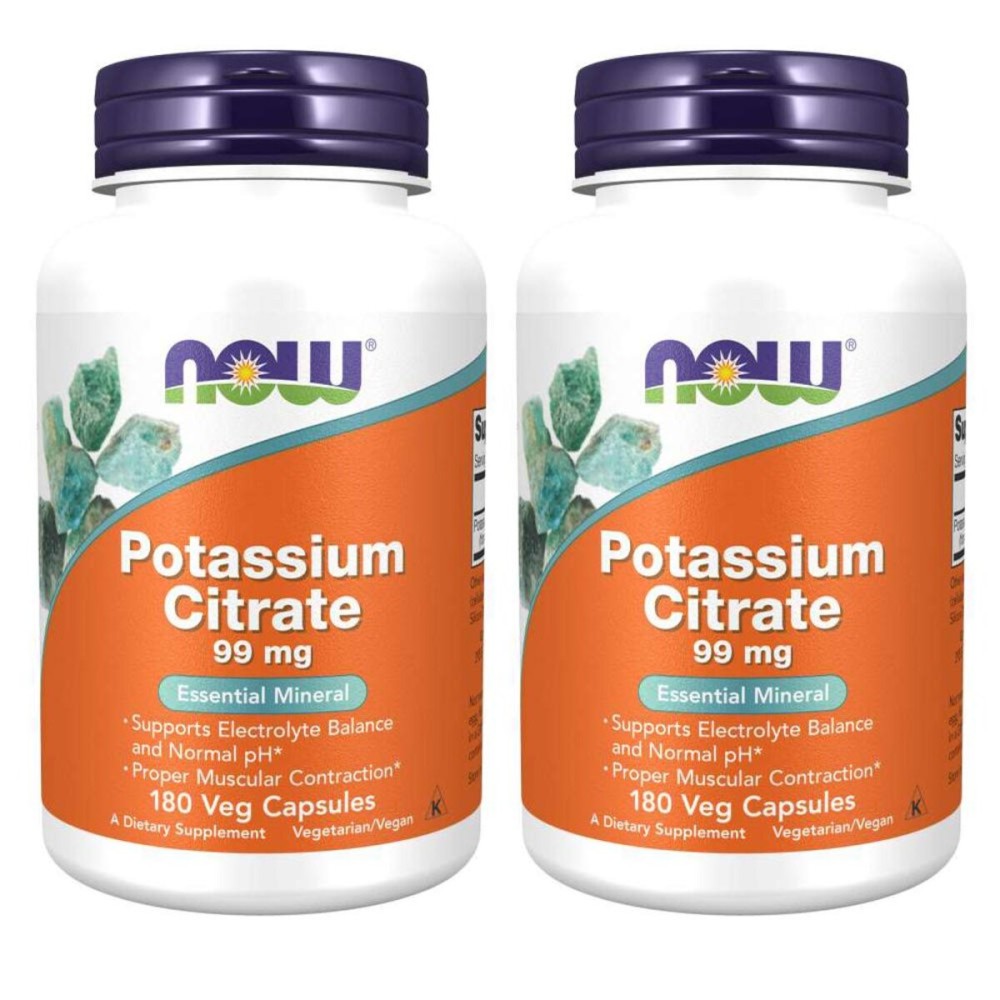 Potassium Citrate 99 mg 180 Capsules (Pack of 2) Potassium Citrate 99 mg 180 Capsules (Pack of 2)