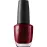 OPI Nail Lacquer I\'m Not Really a Waitress | Opaque Dark Red Pearl Chip Resistant Nail Polish | Vegan, Fast Drying, Streak Free