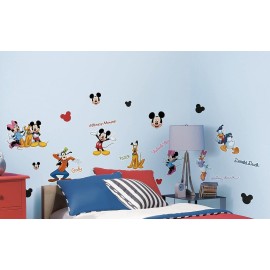 RoomMates RMK1507SCS Mickey and Friends Peel and Stick Wall Decals RoomMates RMK1507SCS Mickey and Friends Peel and Stick Wall Decals