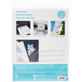 Silhouette America, Inc Temporary Tattoo Paper, 8.5x11 Inches, Basic Silhouette America, Inc Temporary Tattoo Paper, 8.5x11 Inches, Basic