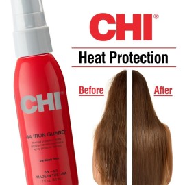 CHI 44 Iron Guard Thermal Protection Spray, Nourishing Formula Helps Resist Heat Damage to Hair & Tame Frizz, 2 Oz CHI 44 Iron Guard Thermal Protection Spray, Nourishing Formula Helps Resist Heat Damage to Hair & Tame Frizz, 2 Oz