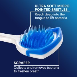 Orabrush Tongue Scraper, Multi, 4 Count Orabrush Tongue Scraper, Multi, 4 Count